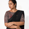 KALAMKARI BOAT NECK OPEN 10 HAND'S STREACHBLE  BLOUSE