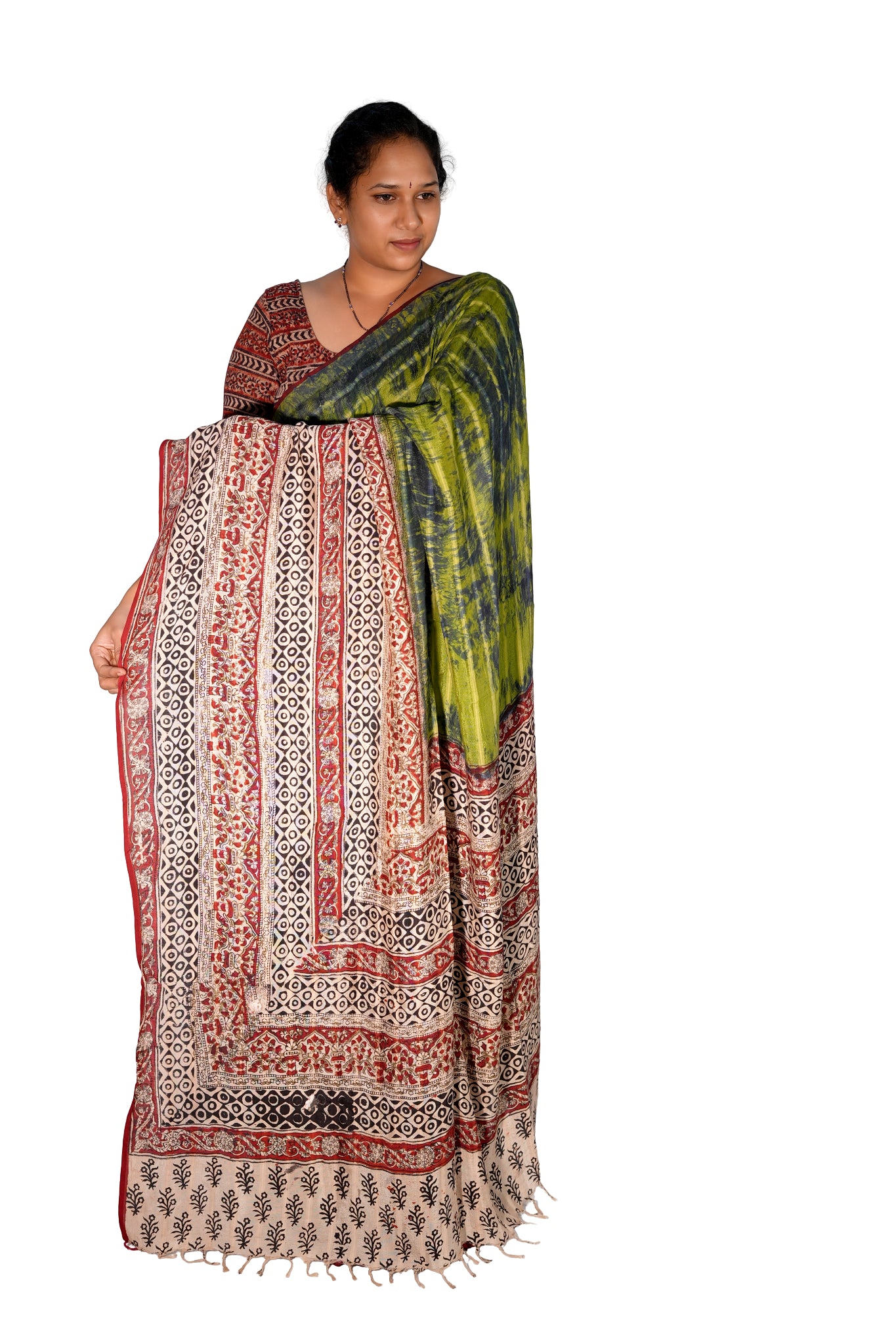 Kalamkari Silk Saree