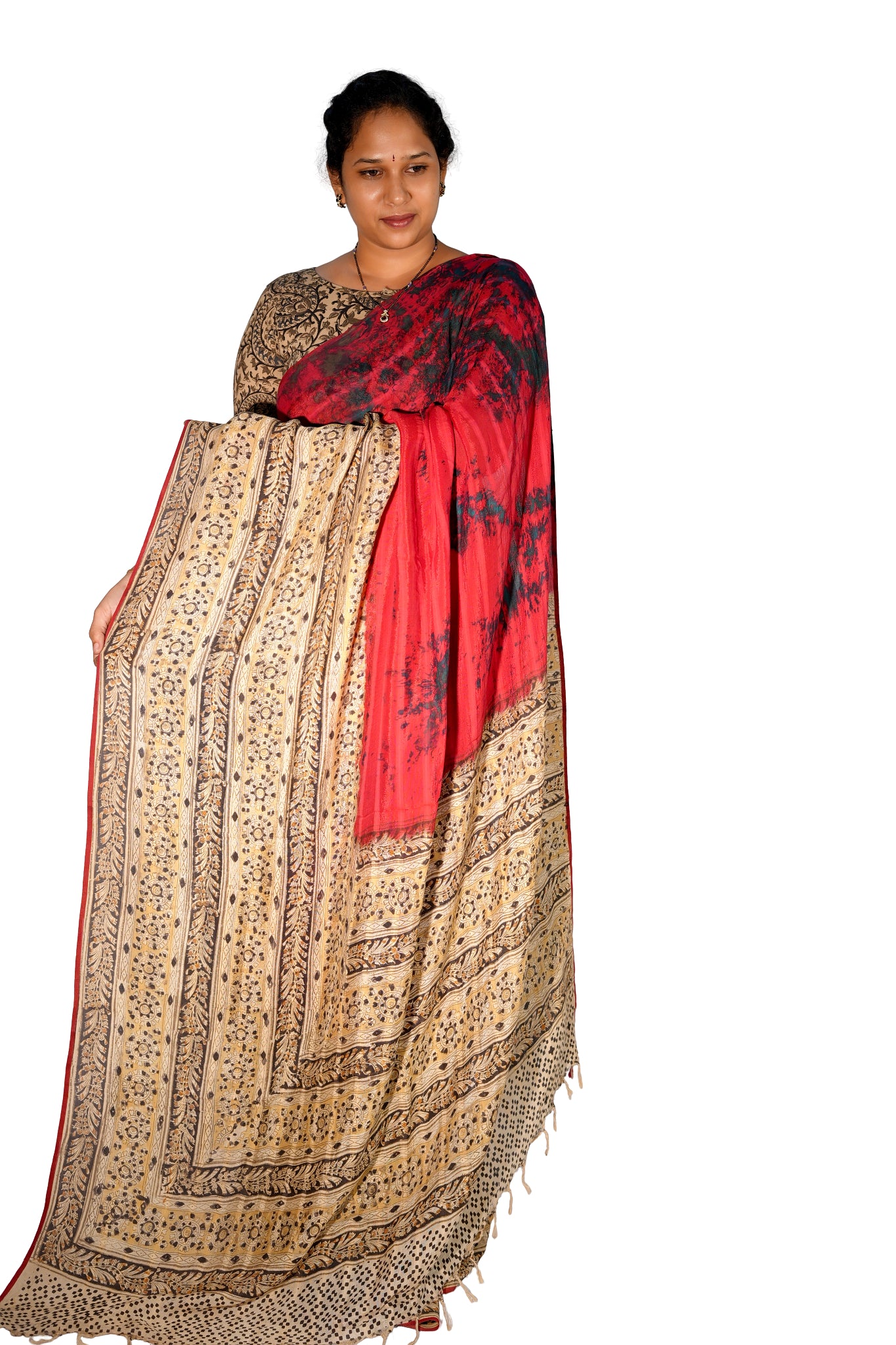 Kalamkari Silk Saree