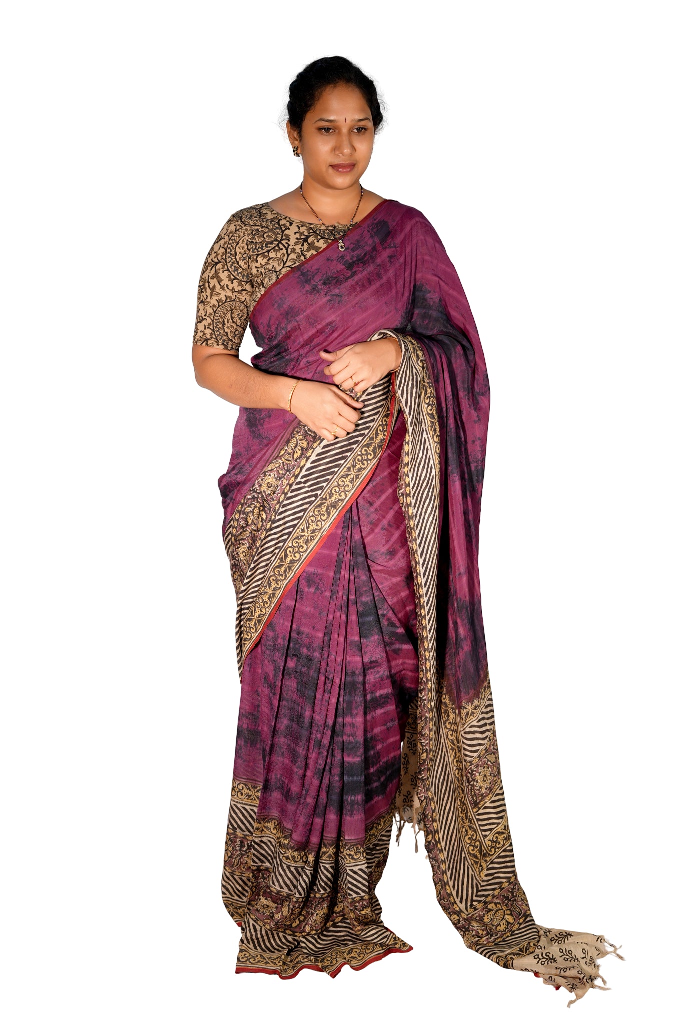 Kalamkari Silk Saree