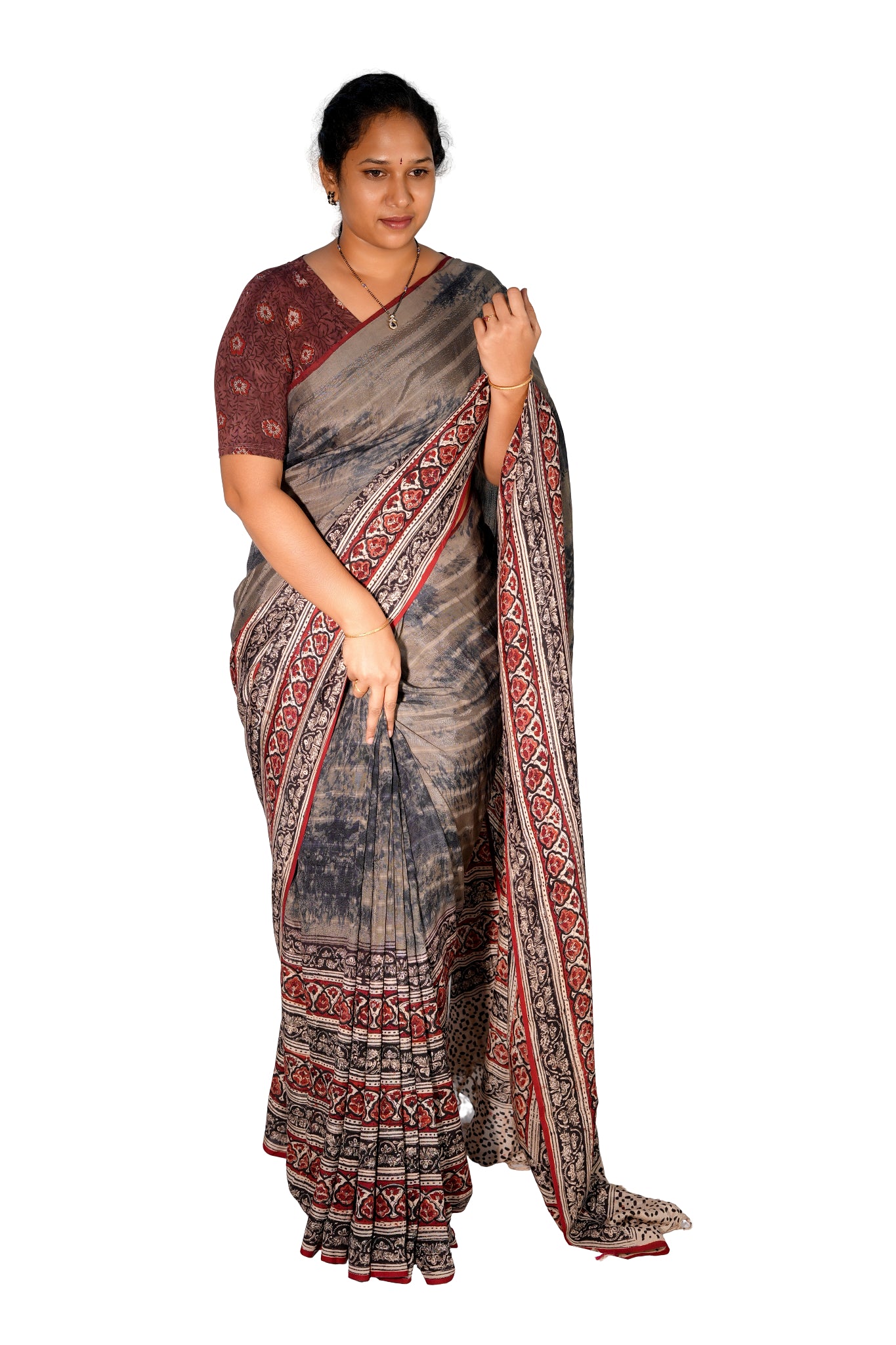 Kalamkari Silk Saree