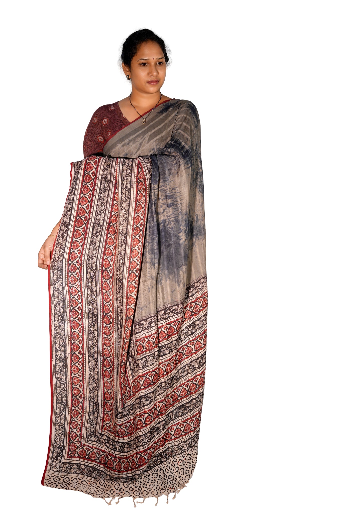 Kalamkari Silk Saree