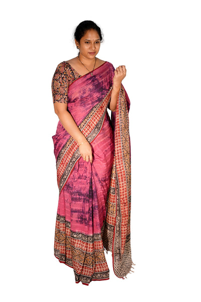 Kalamkari Silk Saree
