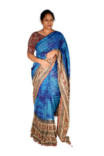 Kalamkari Silk Saree