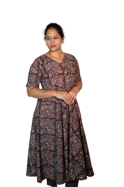 Kalamkari Cotton Umbrella Top