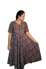 Kalamkari Cotton Umbrella Top