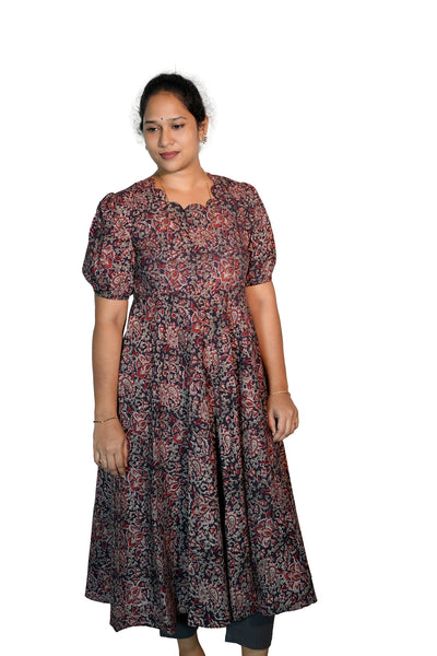 Kalamkari Cotton Umbrella Top