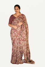 Kalamkari Mul Mul Special Cotton Saree