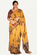 Kalamkari Mul Mul Special Cotton Saree
