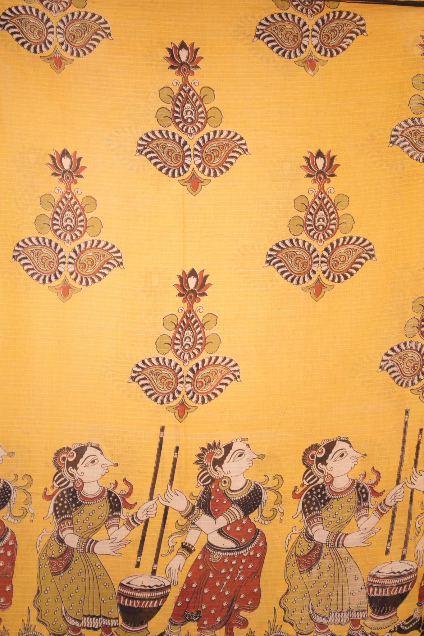 Kalamkari Mul Mul Special Cotton Saree