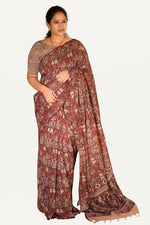 Kalamkari Mul Mul Special Cotton Saree