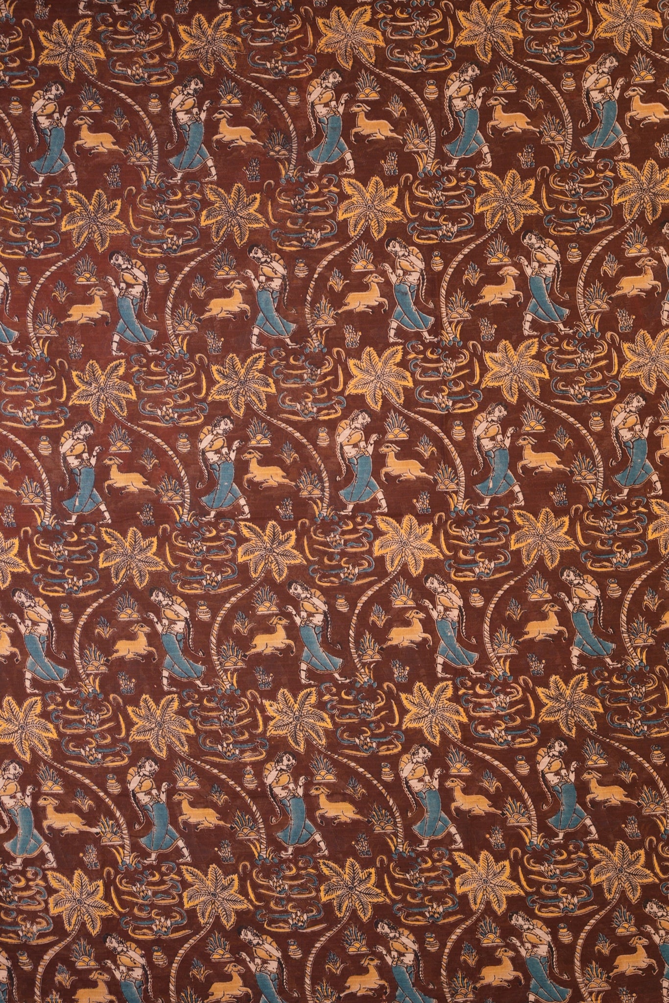 Kalamkari Mul Mul Special Cotton Saree