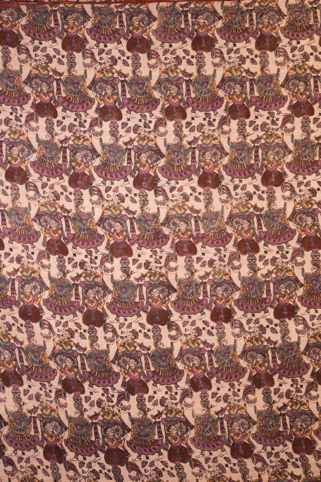 Kalamkari Mul Mul Special Cotton Saree