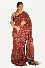 Kalamkari Mul Mul Special Cotton Saree