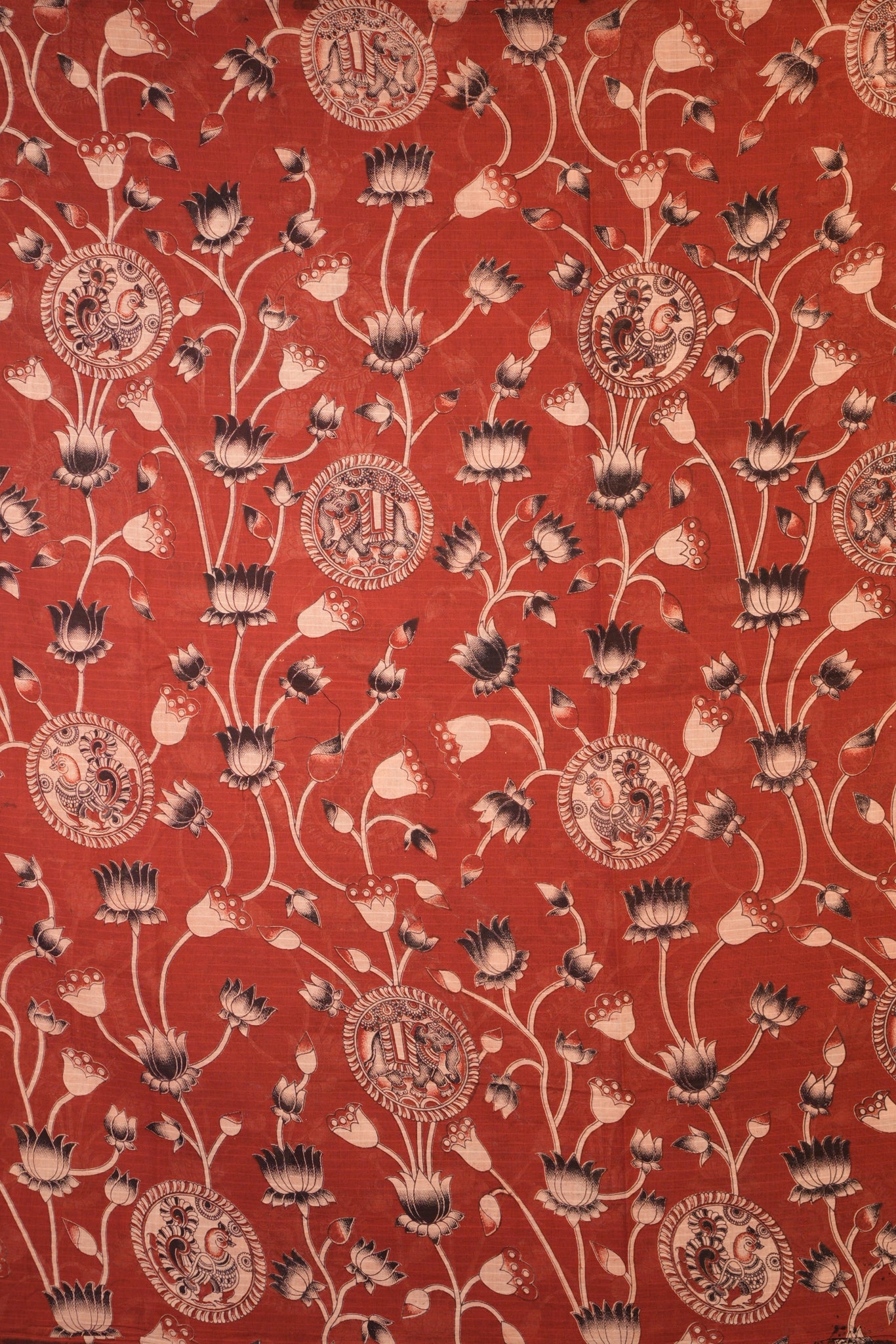 Kalamkari Mul Mul Special Cotton Saree