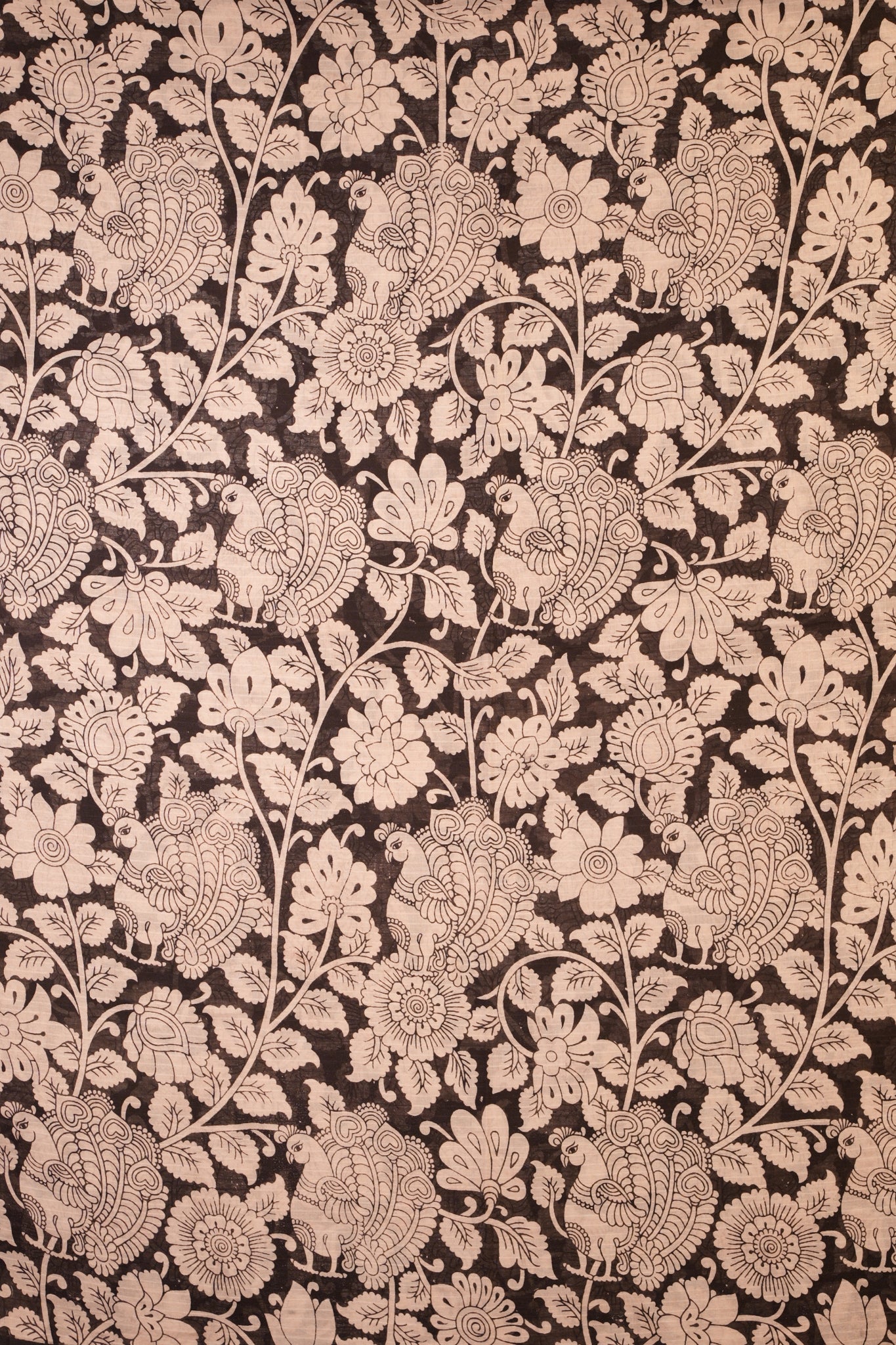 Kalamkari Mul Mul Special Cotton Saree