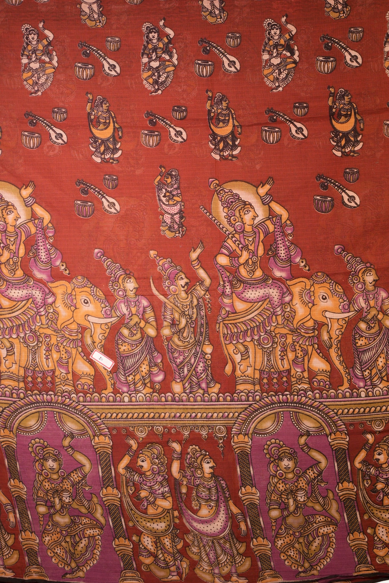 Kalamkari Mul Mul Special Cotton Saree