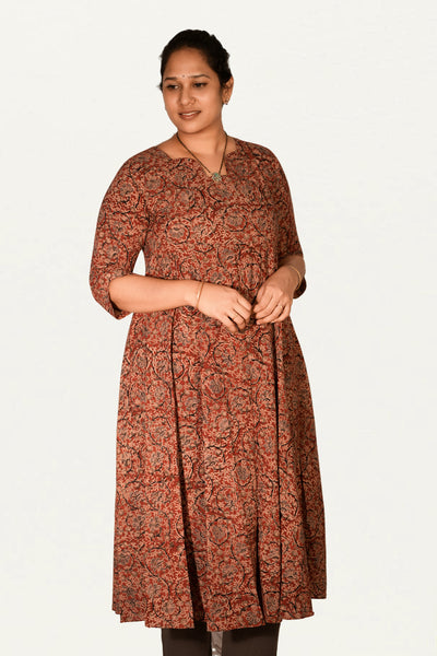 Kalamkari Cotton Umbrella Top