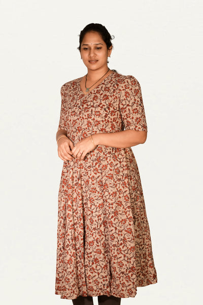 Kalamkari Cotton Umbrella Top