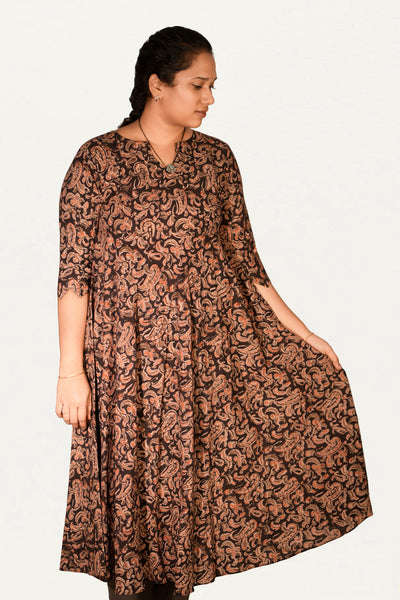 Kalamkari Cotton Umbrella Top