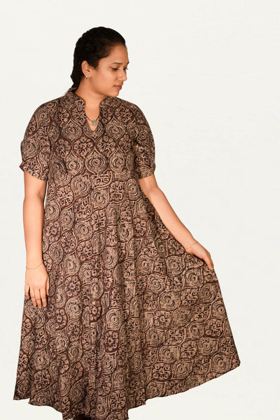 Kalamkari Cotton Umbrella Top