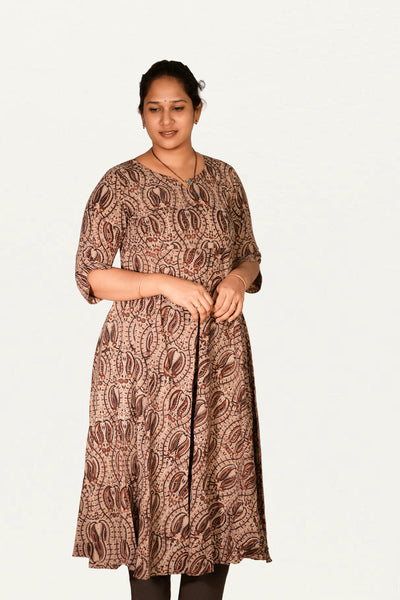 Kalamkari Cotton Umbrella Top