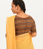 KALAMKARI BOAT NECK OPEN 10 HAND'S STREACHBLE  BLOUSE