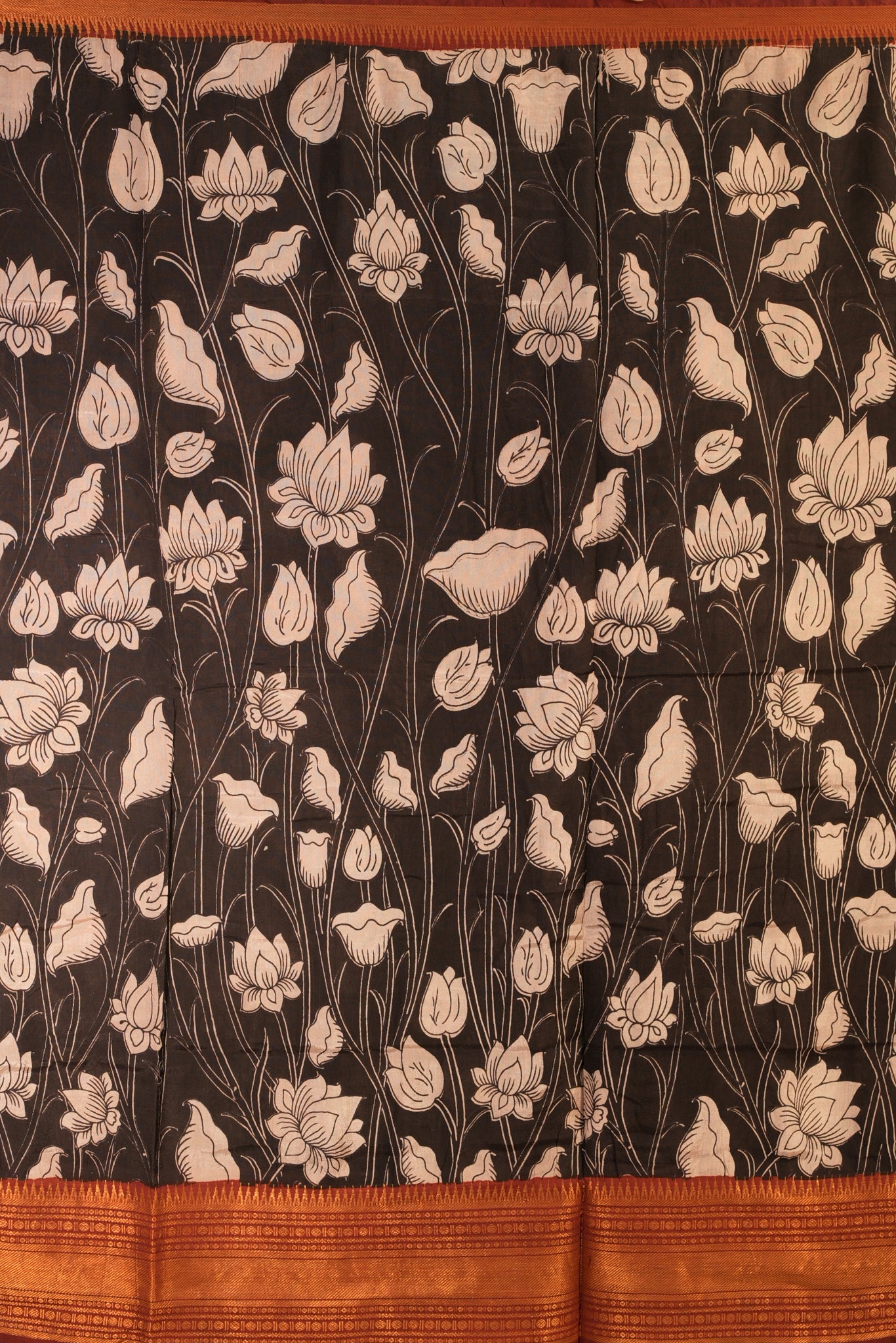 KALAMKARI MANGALAGIRI POWERLOOM SAREE