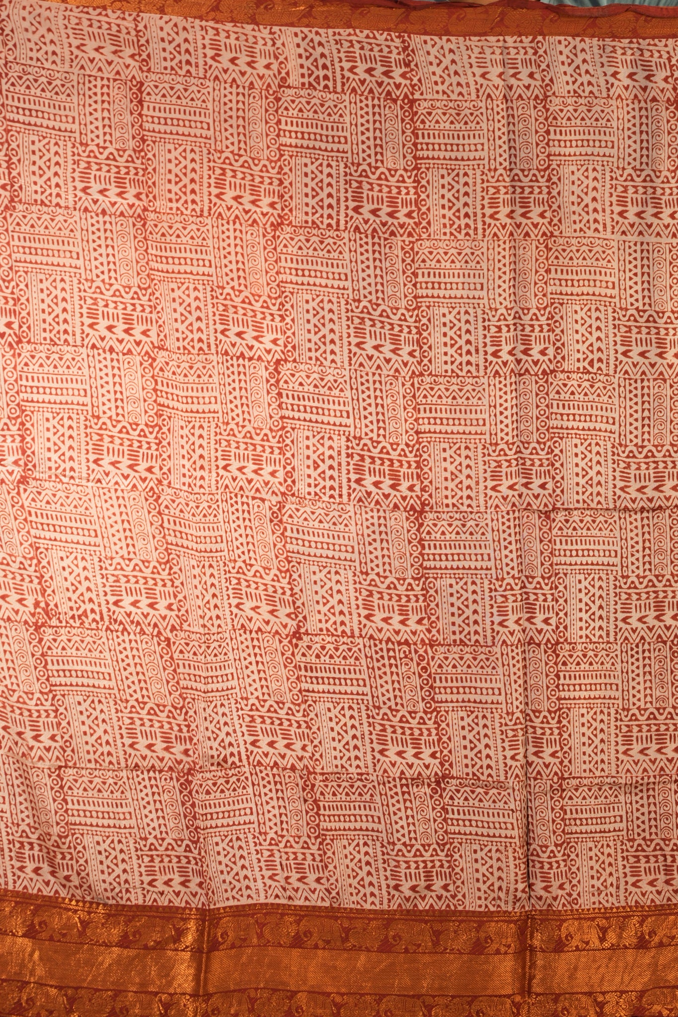 KALAMKARI MANGALAGIRI POWERLOOM SAREE