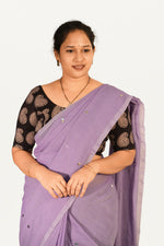 KALAMKARI ROUND NECK 10 INCH HANDS STRECHBLE BLOUSE