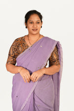 KALAMKARI V NECK 10 INCH HAND  STRECHBLE BLOUSE