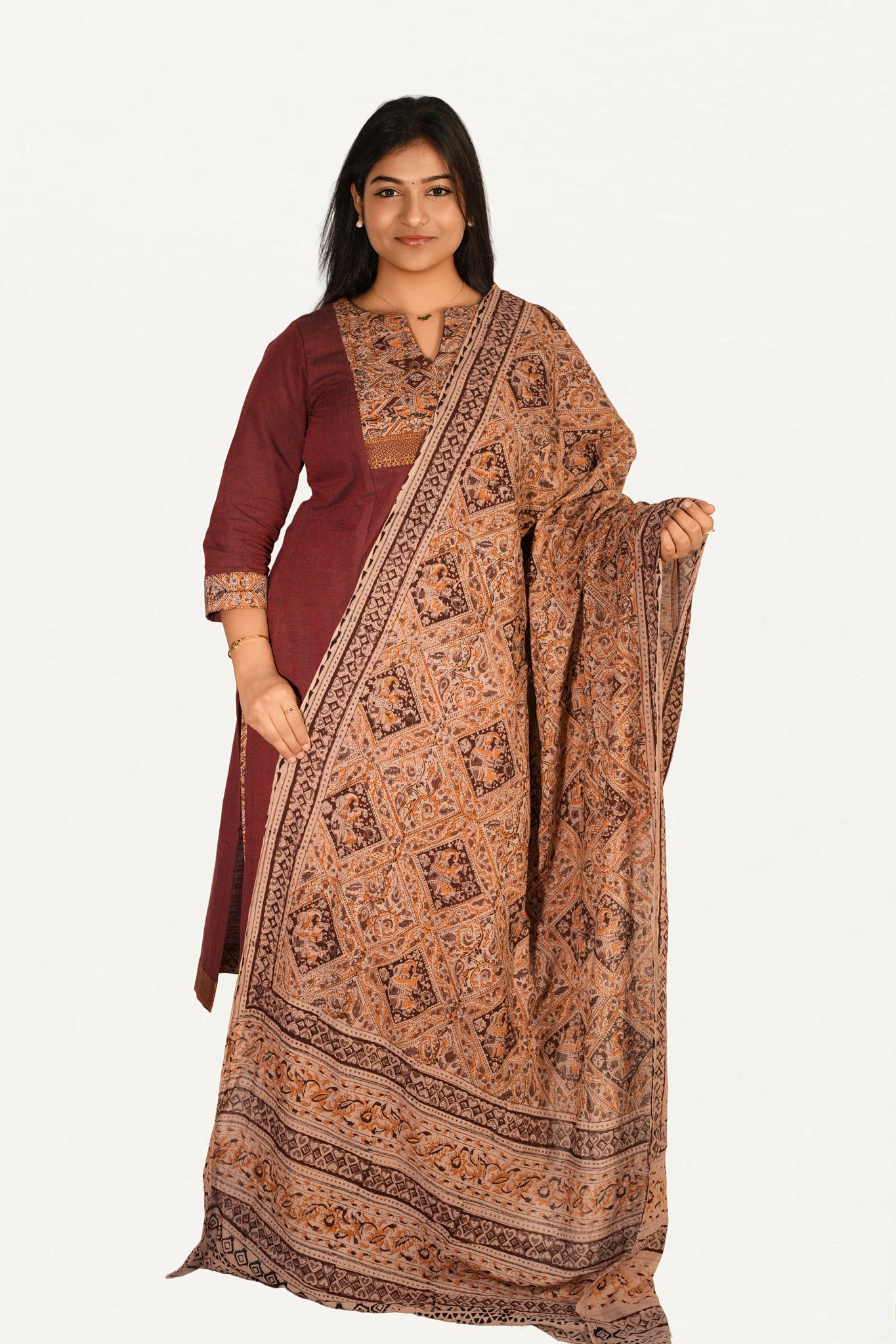 Kalamkari Cotton  3pcs Set