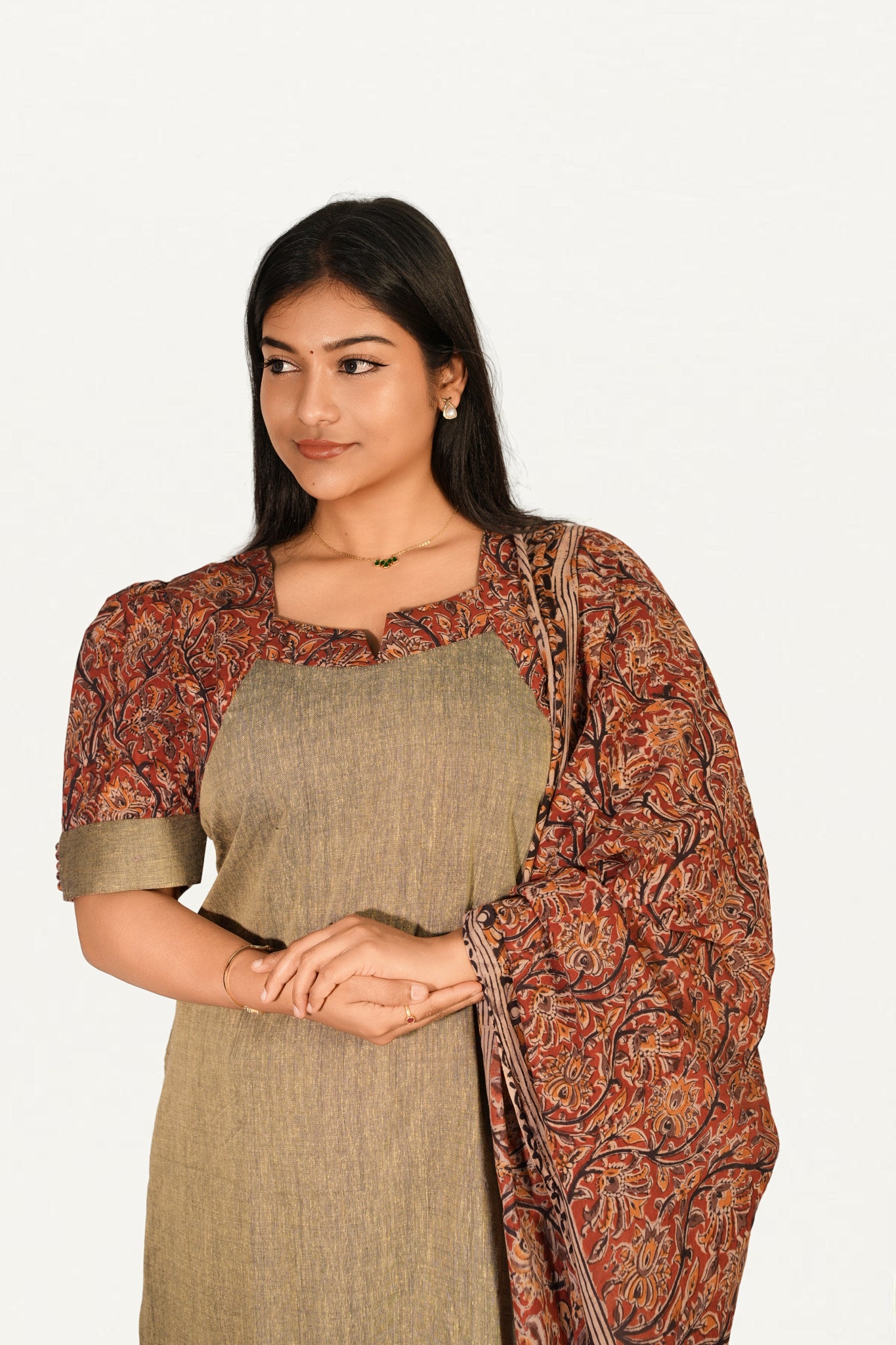 Kalamkari Cotton  3pcs Set