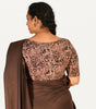 KALAMKARI BOAT NECK OPEN 10 HAND'S STREACHBLE  BLOUSE