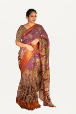KALAMKARI MANGALAGIRI POWERLOOM SAREE