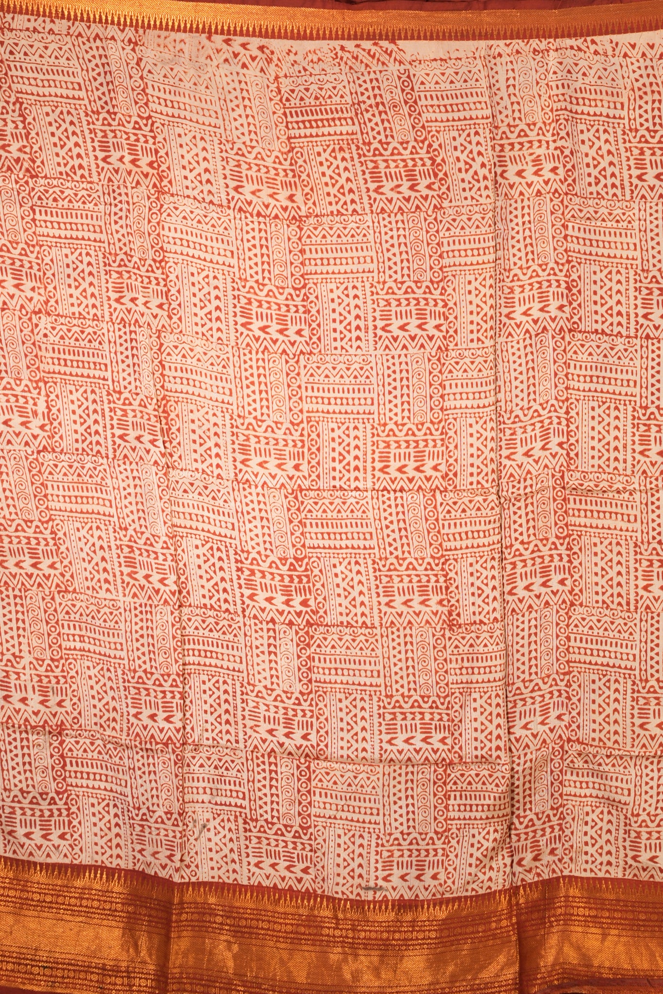 KALAMKARI MANGALAGIRI POWERLOOM SAREE