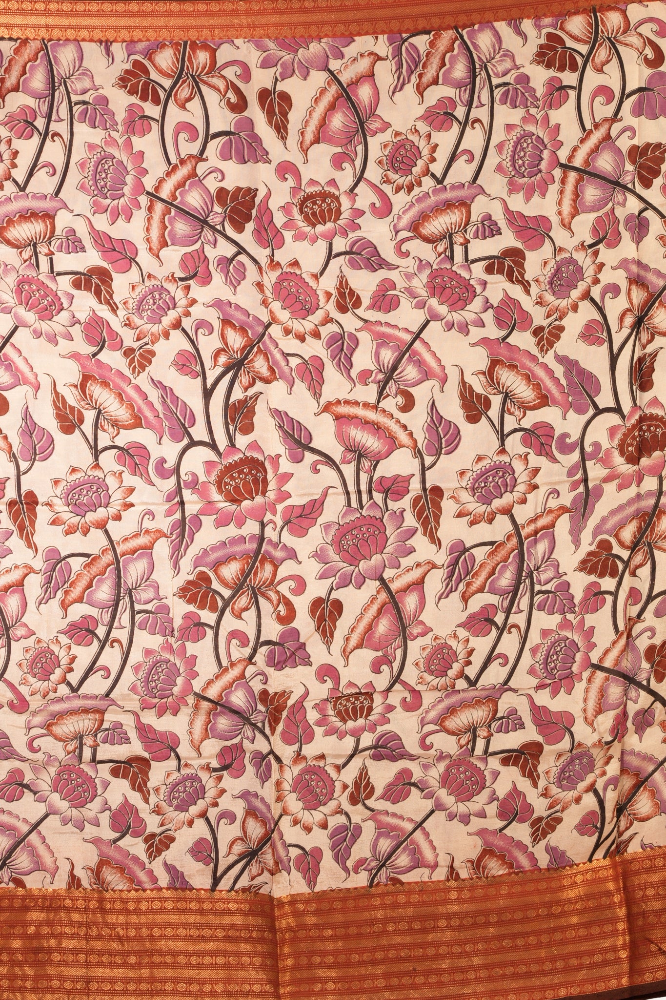 KALAMKARI MANGALAGIRI POWERLOOM SAREE