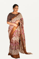 KALAMKARI MANGALAGIRI POWERLOOM SAREE