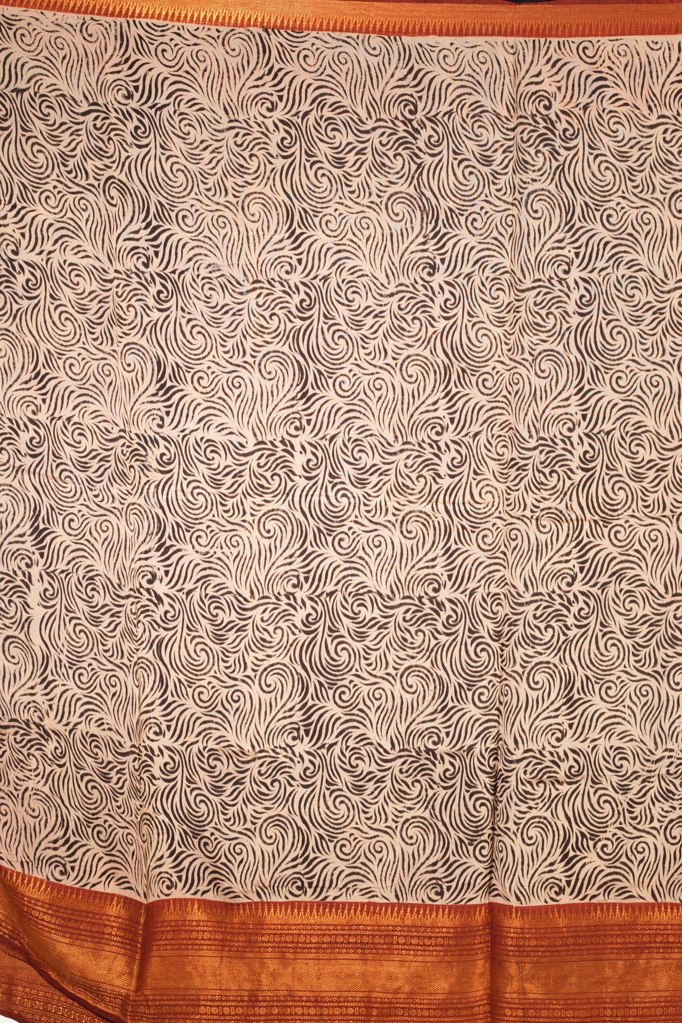KALAMKARI MANGALAGIRI POWERLOOM SAREE