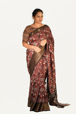 KALAMKARI MANGALAGIRI POWERLOOM SAREE