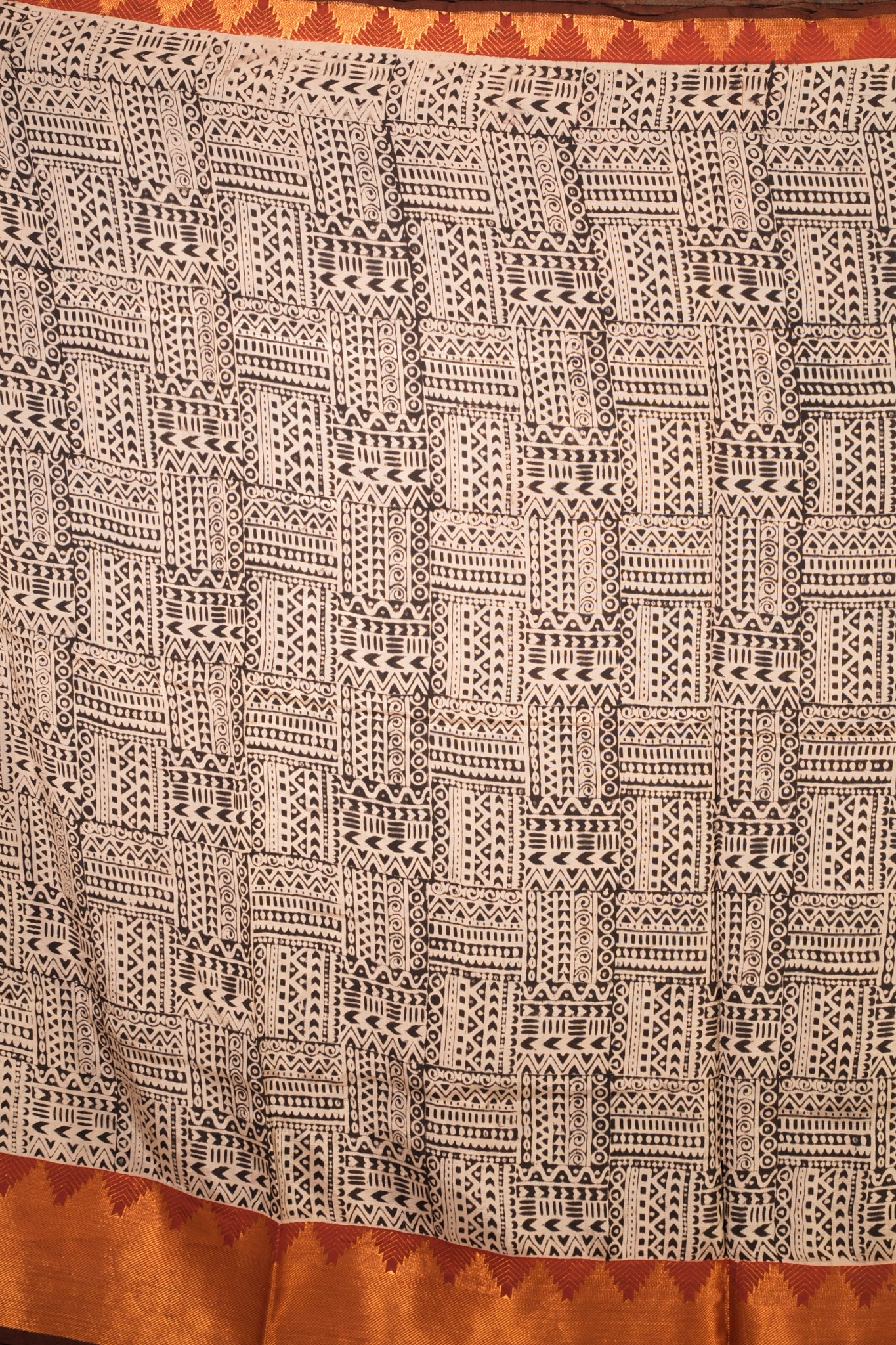 KALAMKARI MANGALAGIRI POWERLOOM SAREE