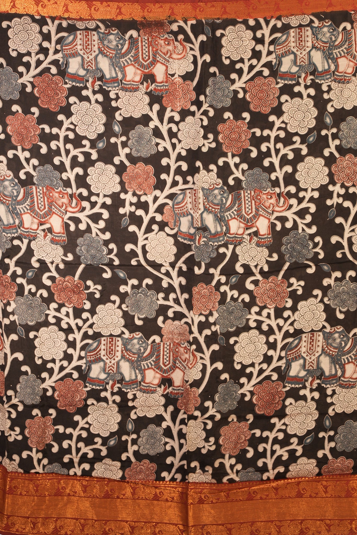 KALAMKARI MANGALAGIRI POWERLOOM SAREE