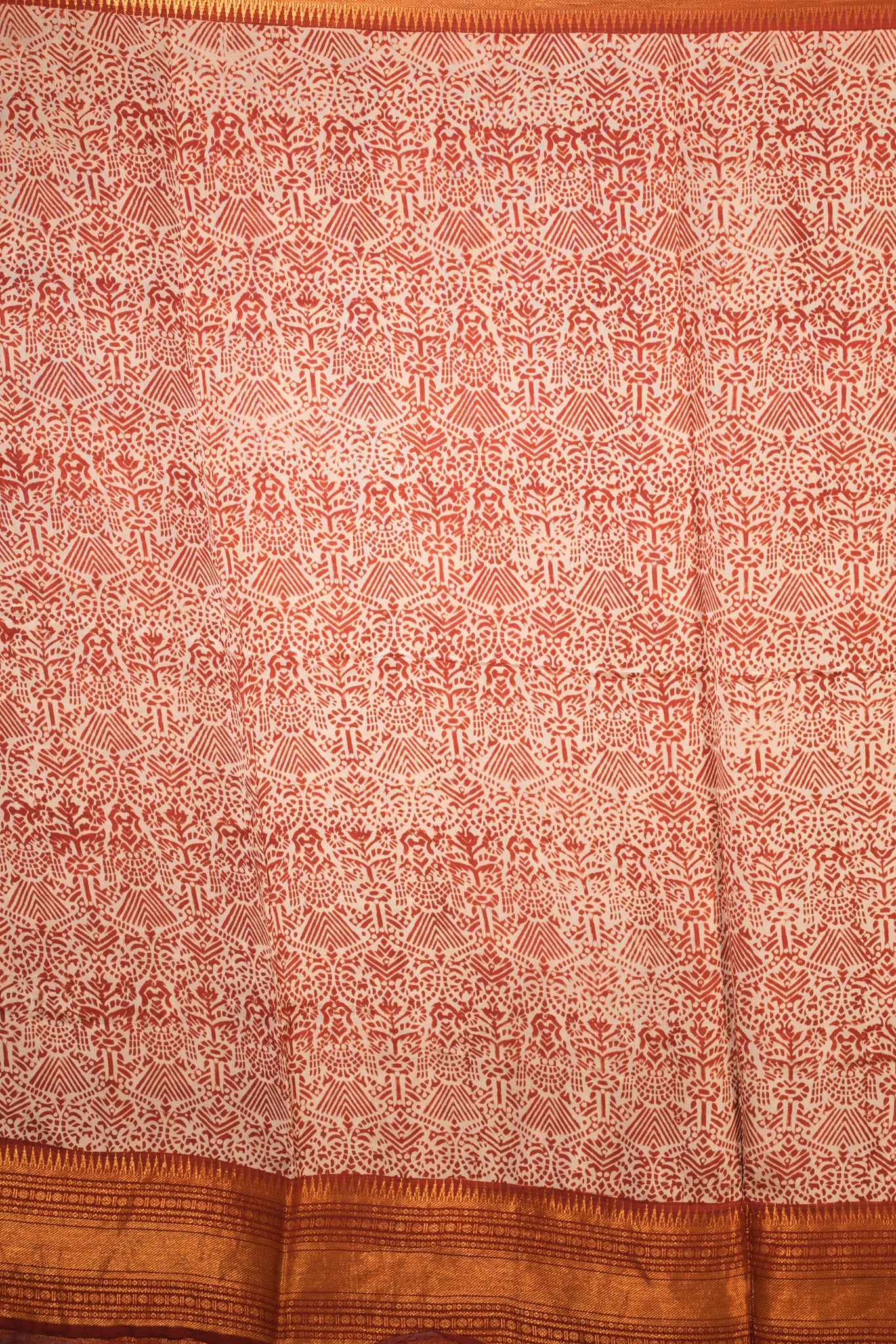 KALAMKARI MANGALAGIRI POWERLOOM SAREE