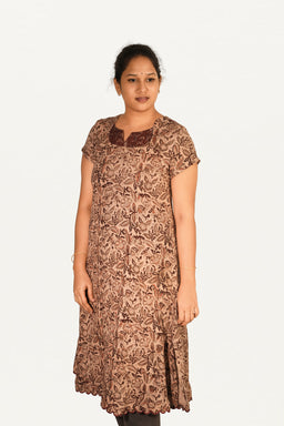 Kalamkari Cotton Aline Top