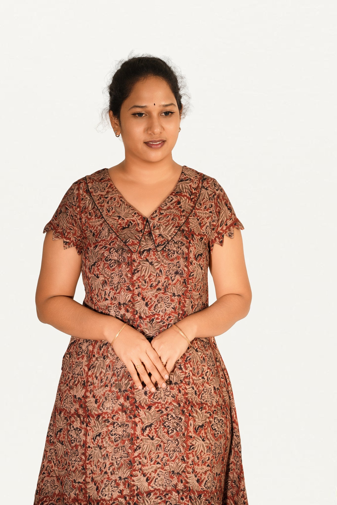 Kalamkari Cotton Aline Top
