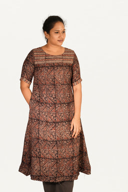 Kalamkari Cotton Aline Top