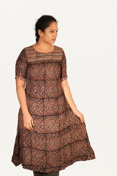 Kalamkari Cotton Aline Top