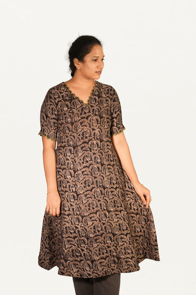 Kalamkari Cotton Aline Top