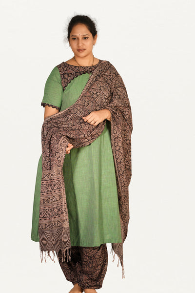 Kalamkari Cotton  3pcs Set