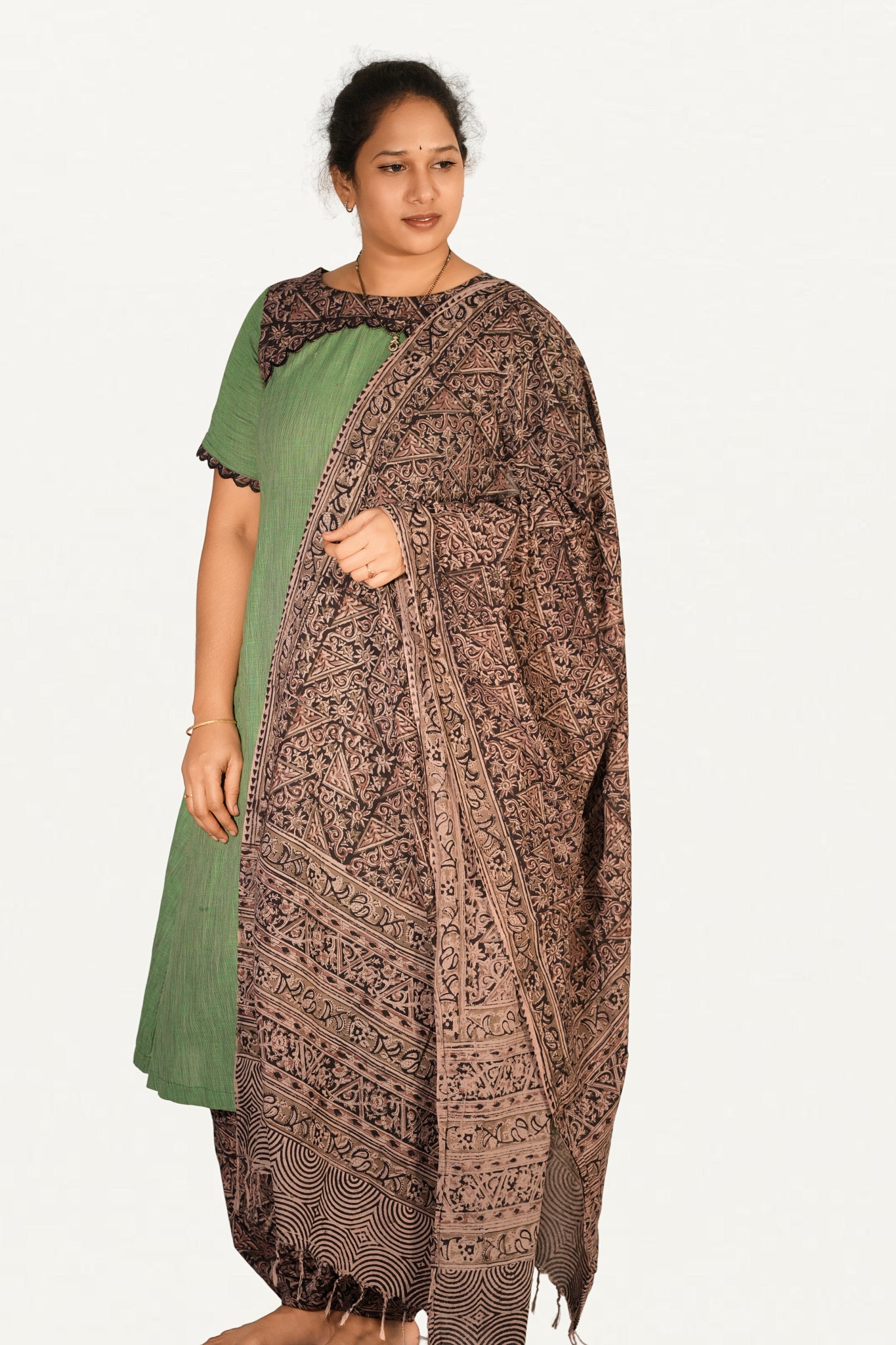 Kalamkari Cotton  3pcs Set